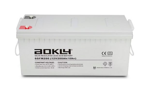 Aokly 250Ah/100h Deep Cycle AGM-akku